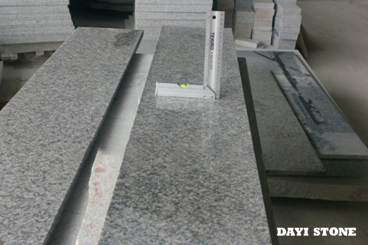 Window Sills Light Grey Granite G603 Top and front edge polished under side whit water groove